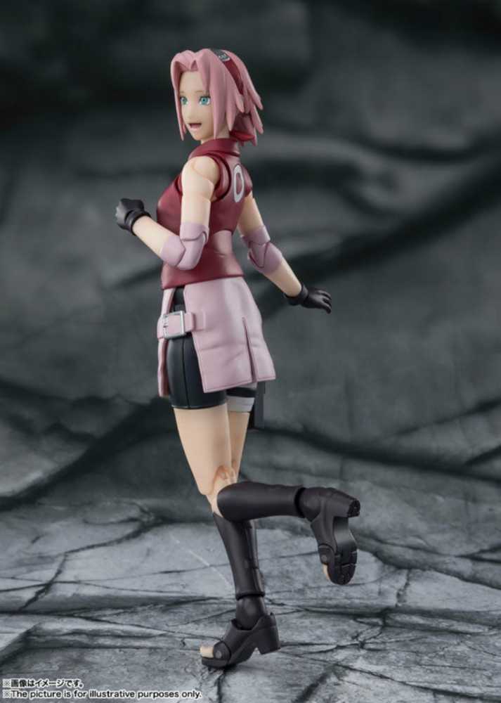 S.H. Figuarts Naruto: Shippuden: Sakura Haruno (Inheritor of Tsunade’s Indominable Will) - Bandai Spirits (Naruto Shippuden) action figure collectible - Main Image 3