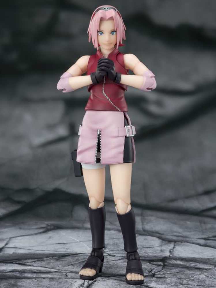 S.H. Figuarts Naruto: Shippuden: Sakura Haruno (Inheritor of Tsunade’s Indominable Will) - Bandai Spirits (Naruto Shippuden) action figure collectible - Main Image 4