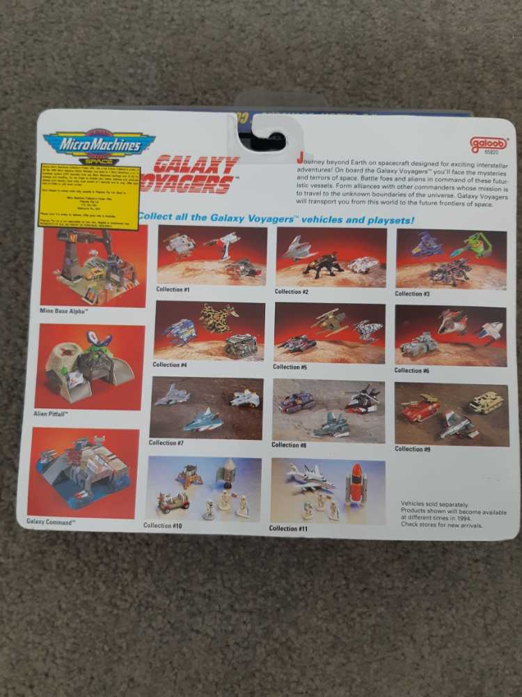 Micro Machines #3 Space Galaxy Voyagers - Galoob (Micro Machines) action figure collectible [Barcode 047246658923] - Main Image 2