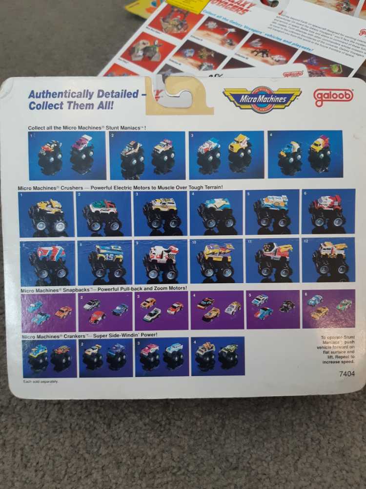 Micro Machines Stunt Power - Galoob (Micro Machines) action figure collectible [Barcode 047246740437] - Main Image 2