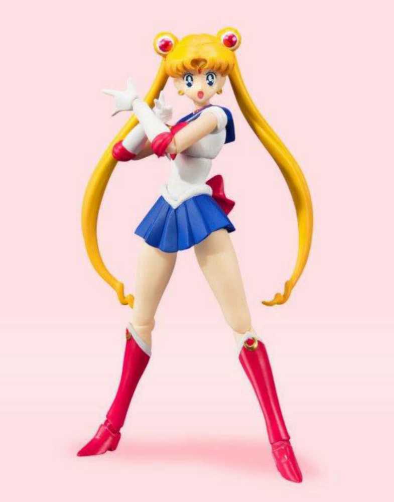 S.H. Figuarts Sailor Moon: Sailor Moon (Animation Color Edition) - Bandai Spirits (Sailor Moon) action figure collectible - Main Image 2