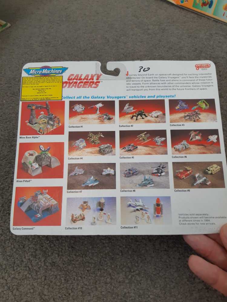 Micro Machines #7 Galaxy Voyagers Collection  - Galoob (Micro Machines) action figure collectible [Barcode 047246659555] - Main Image 2