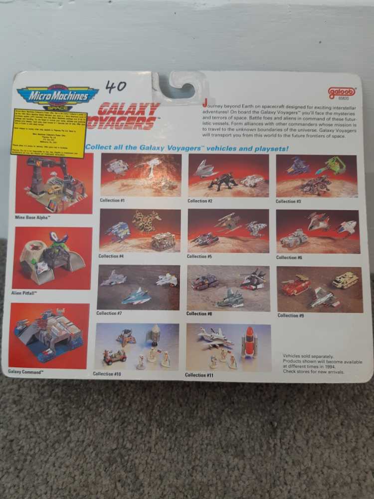 Micro Machines #2 Galaxy Voyagers - Galoob (Micro Machines) action figure collectible [Barcode 047246658916] - Main Image 2