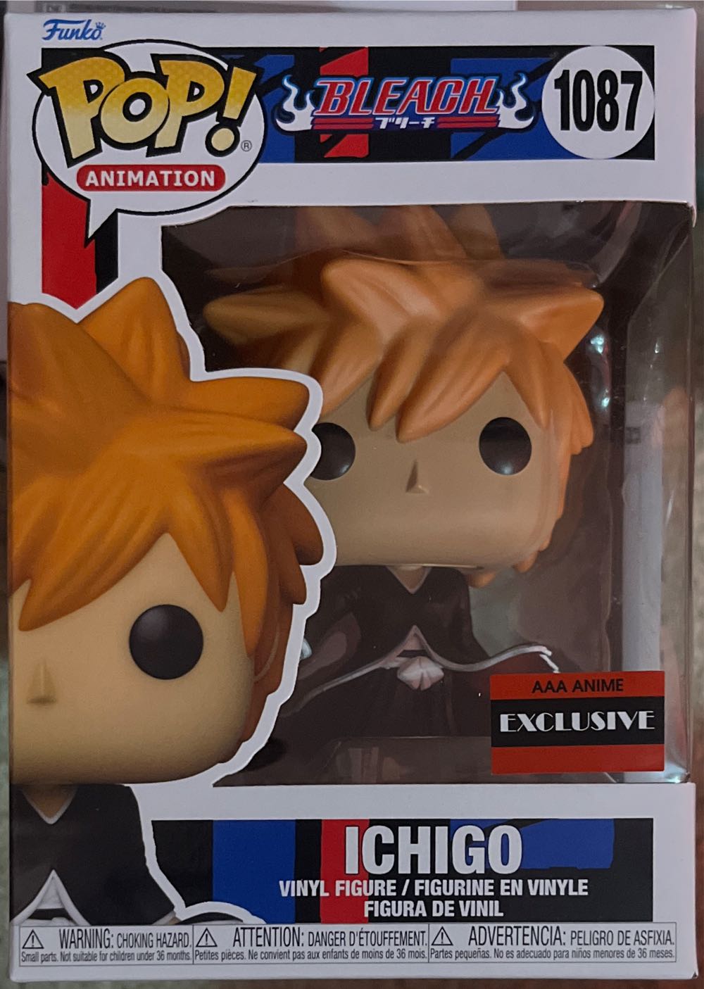Funko Pop Bleach Ichigo Vinyl Figure Aaa Anime Exclusive chase  action figure collectible [Barcode 889698561167] - Main Image 2