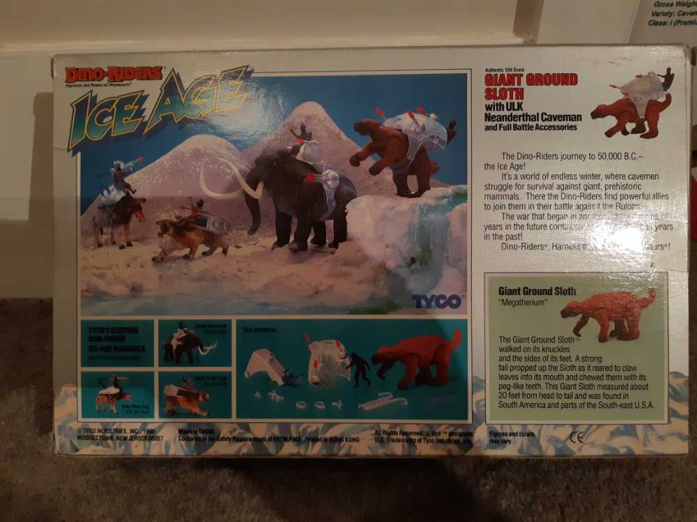 Dino-Riders Ice Age Giant Sloth - Tyco Toys (Dino-Riders) action figure collectible [Barcode 043302091482] - Main Image 2