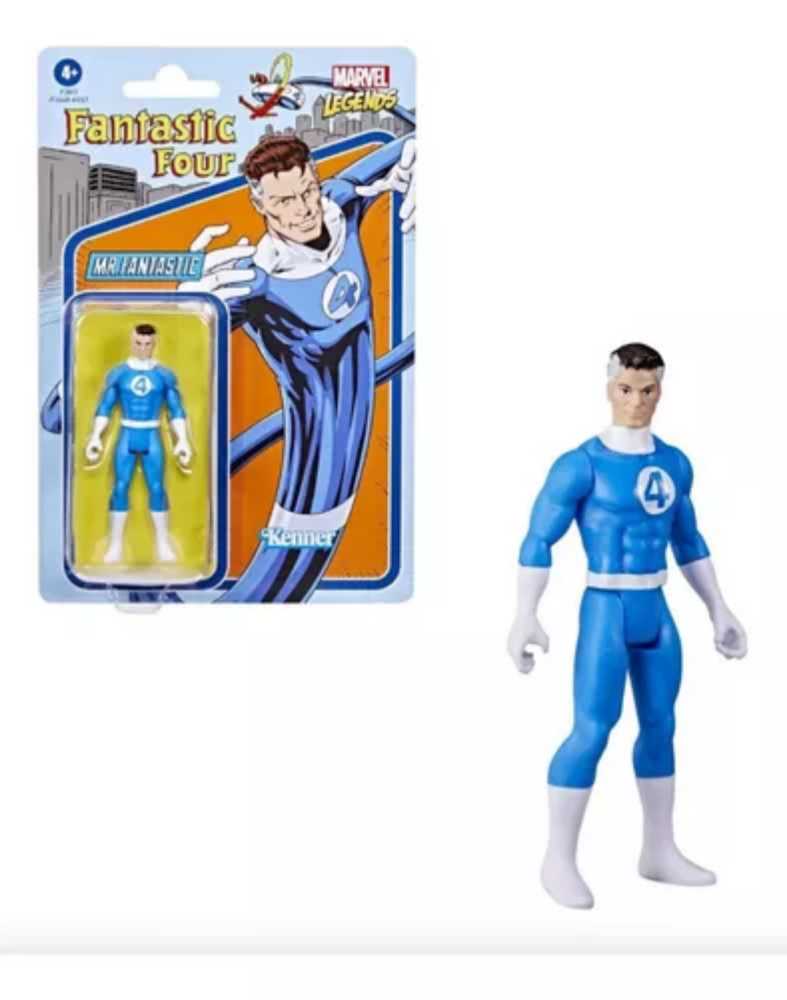 Marvel Legends3.75’’ Retro - Mr Fantastic - Hasbro (marvel legends retro 3.75) action figure collectible [Barcode 5010993947584] - Main Image 4
