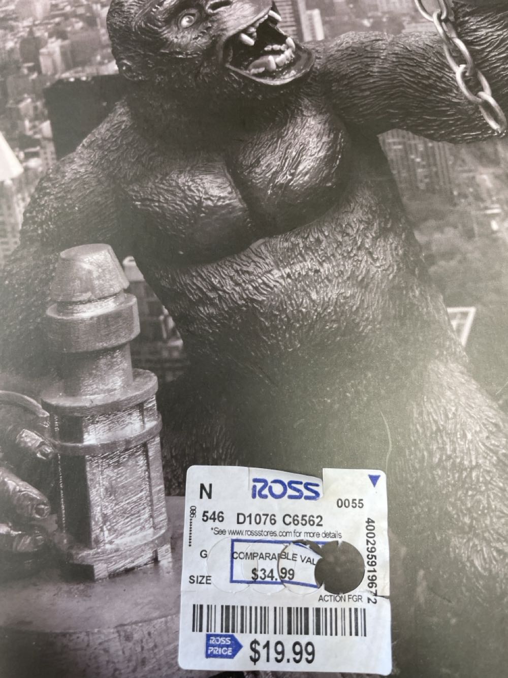 King Kong Concrete Jungle - Neca action figure collectible [Barcode 634482427446] - Main Image 4
