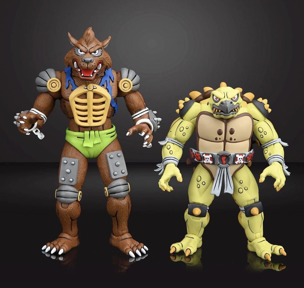 Neca - Tokka & Rahzar (Cartoon) - NECA, Inc. (Teenage Mutant Ninja Turtles) action figure collectible [Barcode 634482542583] - Main Image 3