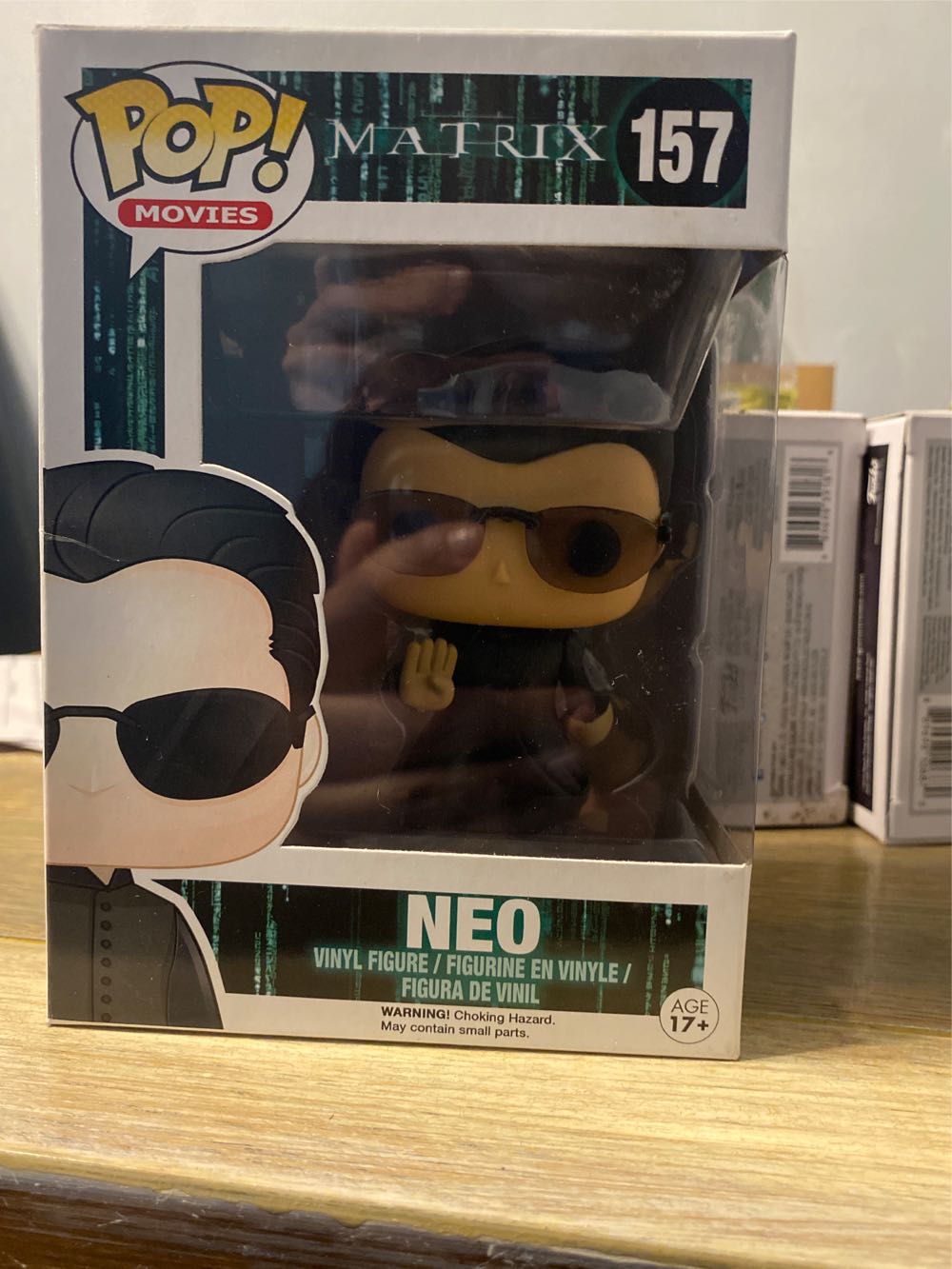 Funko Pop Movies: The Matrix Neo Action Figure  action figure collectible [Barcode 849803041854] - Main Image 1