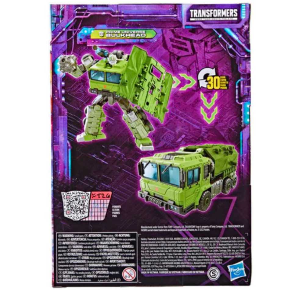 Transformers Legacy: Bulkhead - Hasbro / Takara Tomy (Transformers Legacy) action figure collectible [Barcode 5010993942107] - Main Image 2