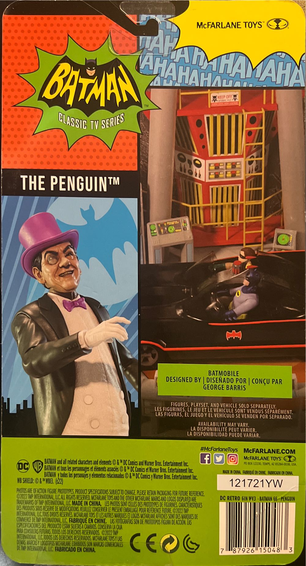 Batman Classic TV Series The Penguin - McFarlane Toys (DC Retro) (Batman Classic TV Series) action figure collectible [Barcode 787926150483] - Main Image 2