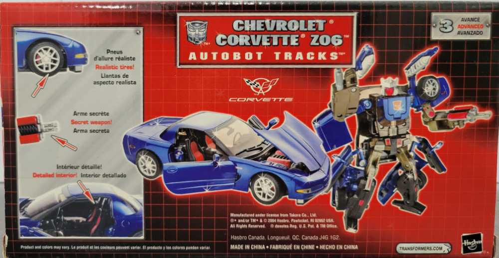 Tracks 1st Boxed Red - Hasbro (Alternators) action figure collectible - Main Image 3