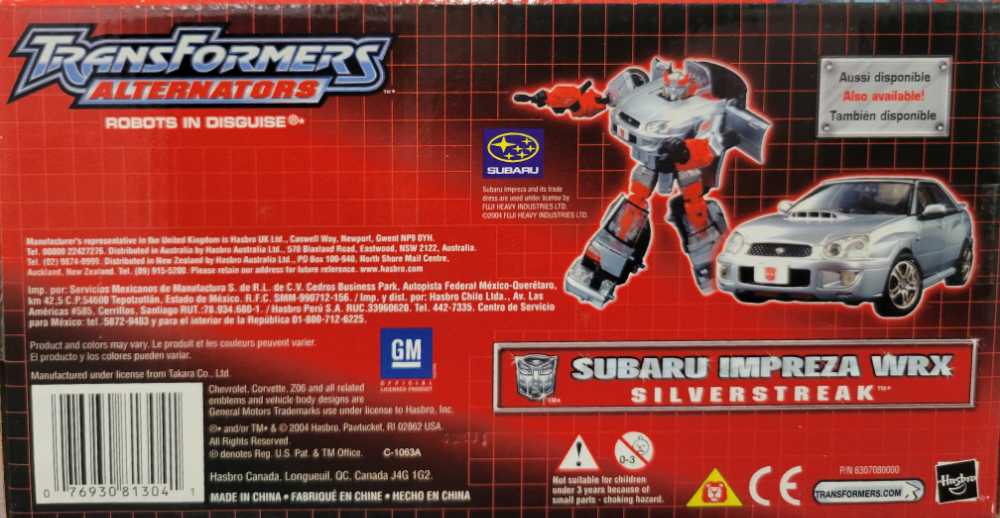 Tracks 1st Boxed Red - Hasbro (Alternators) action figure collectible - Main Image 4