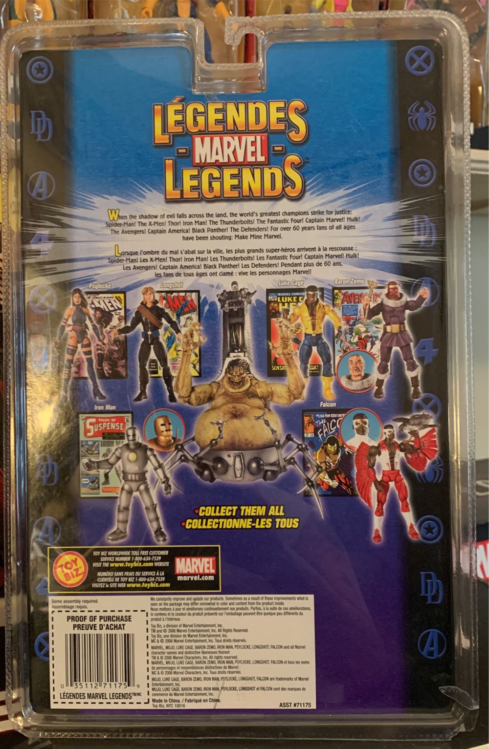 Psylocke - Toybiz (Marvel Legends Mojo BAF) action figure collectible - Main Image 2