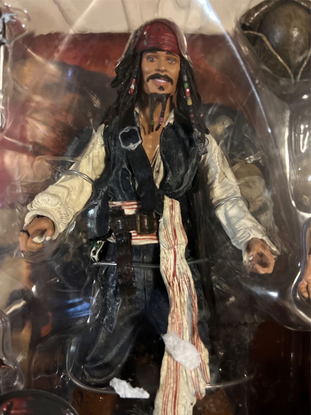 Potc Drunk Jack Sparrow Figure Johnny Depp Series 3 Pirates Of The Caribbean Movie  action figure collectible [Barcode 634482301265] - Main Image 3