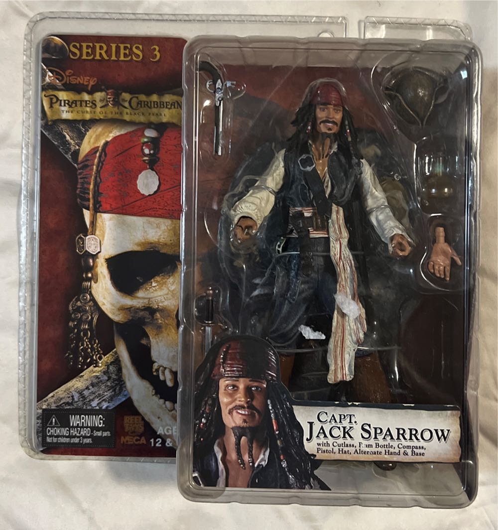 Potc Drunk Jack Sparrow Figure Johnny Depp Series 3 Pirates Of The Caribbean Movie  action figure collectible [Barcode 634482301265] - Main Image 4