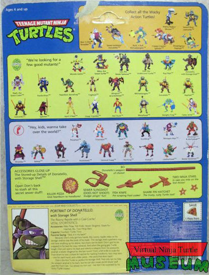 Don, The Storage Shell Turtle - Playmates Toys (Teenage Mutant Ninja Turtles) action figure collectible - Main Image 2