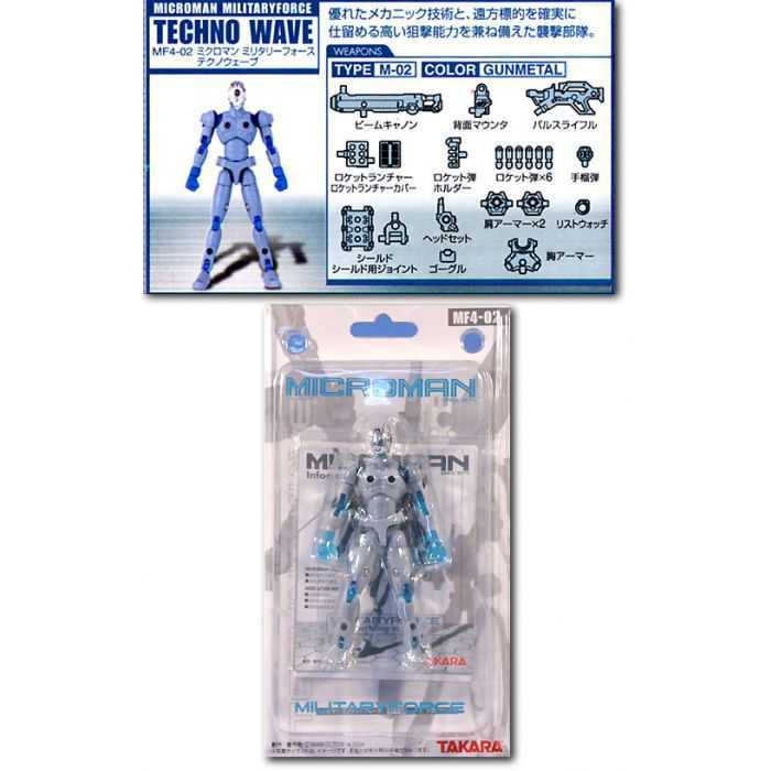 MF4-02 Techno Wave - Takara タカラ (Takara Microman) action figure collectible - Main Image 3