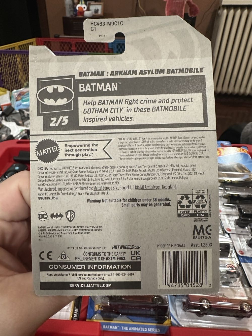 Hot Wheels - 2020 Jeep Gladiator Baja Blazers 4/10 - Mattell (DC:Batman) action figure collectible [Barcode 194735015283] - Main Image 3