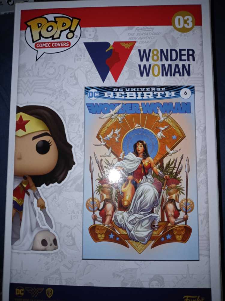 Funko Pop Comic Cover DC’s Wonder Woman #03 - Funko (Comic Covers) (Comic Book Covers (Wonder Woman)) action figure collectible [Barcode 889698550109] - Main Image 2