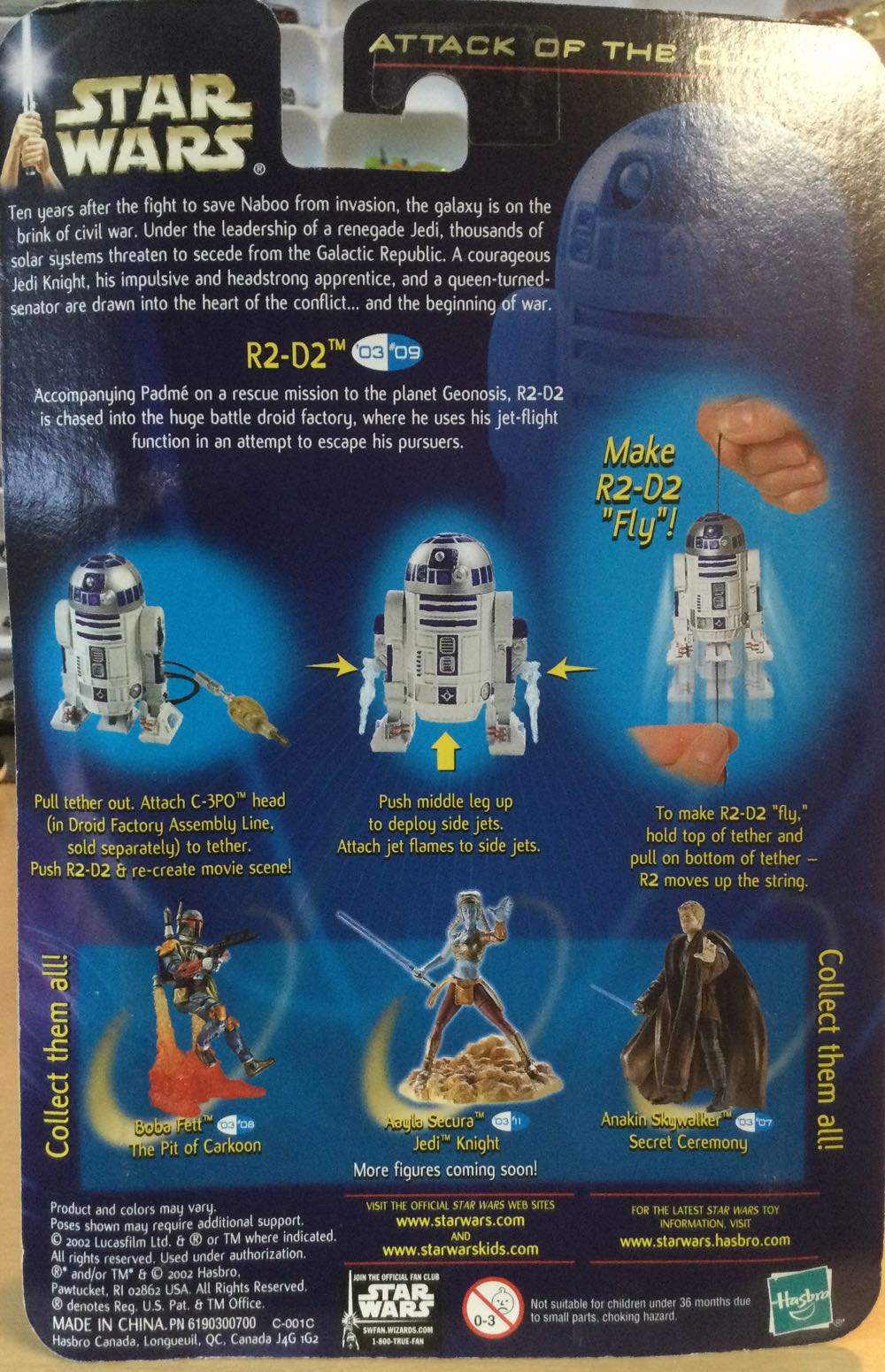 Saga Series ‘03 - R2D2 - Hasbro (Attack Of The Clones) action figure collectible - Main Image 2