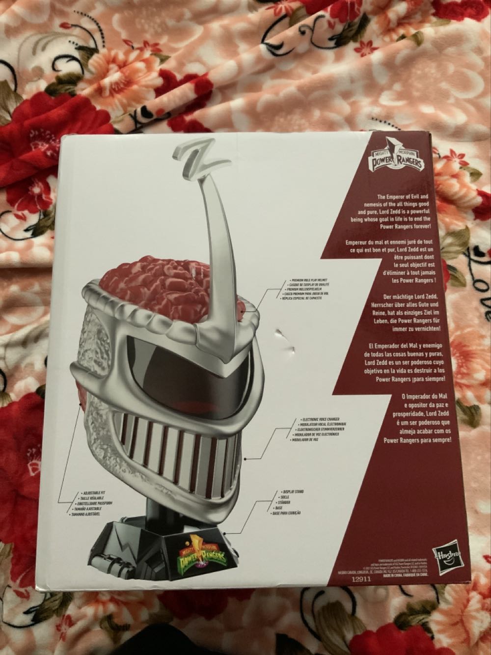 Mighty Morphin Power Rangers Lightning Collection Mighty Morphin Power Rangers Lord Zedd Helmet - Hasbro (Power Rangers Lightning Collection) action figure collectible [Barcode 5010993913404] - Main Image 2