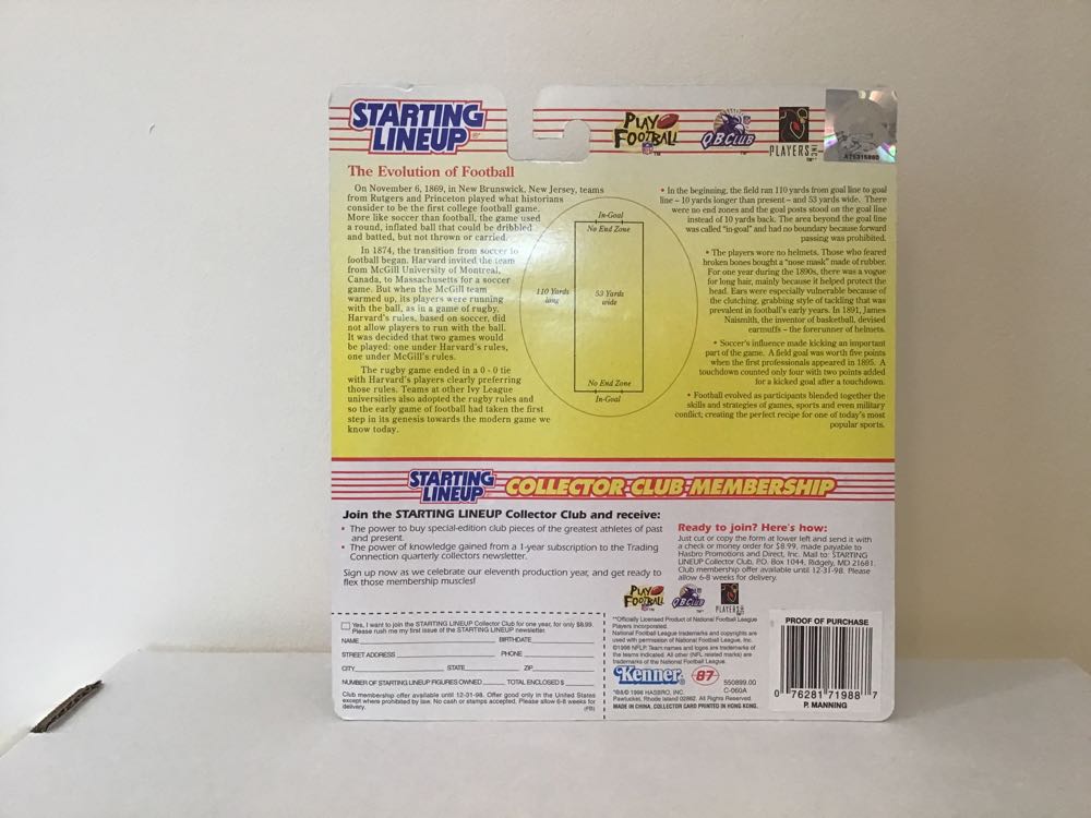 Peyton Manning - Kenner action figure collectible - Main Image 2