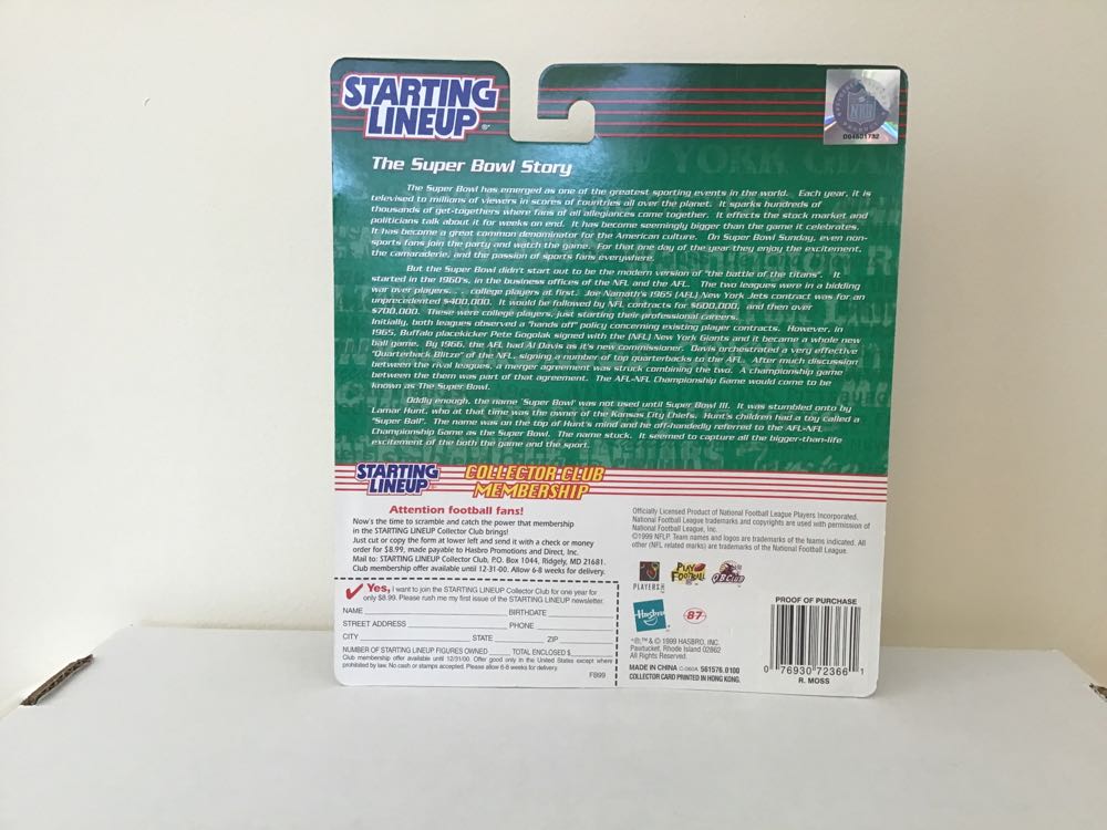 Randy Moss - Kenner action figure collectible - Main Image 2