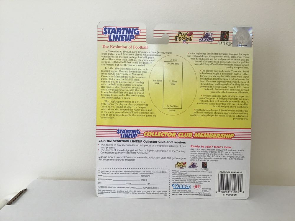 Charles Woodson - Kenner action figure collectible - Main Image 2