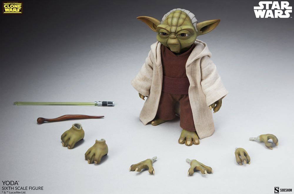Sideshow The Clone Wars Yoda - Sideshow Collectibles (Yoda) action figure collectible - Main Image 2