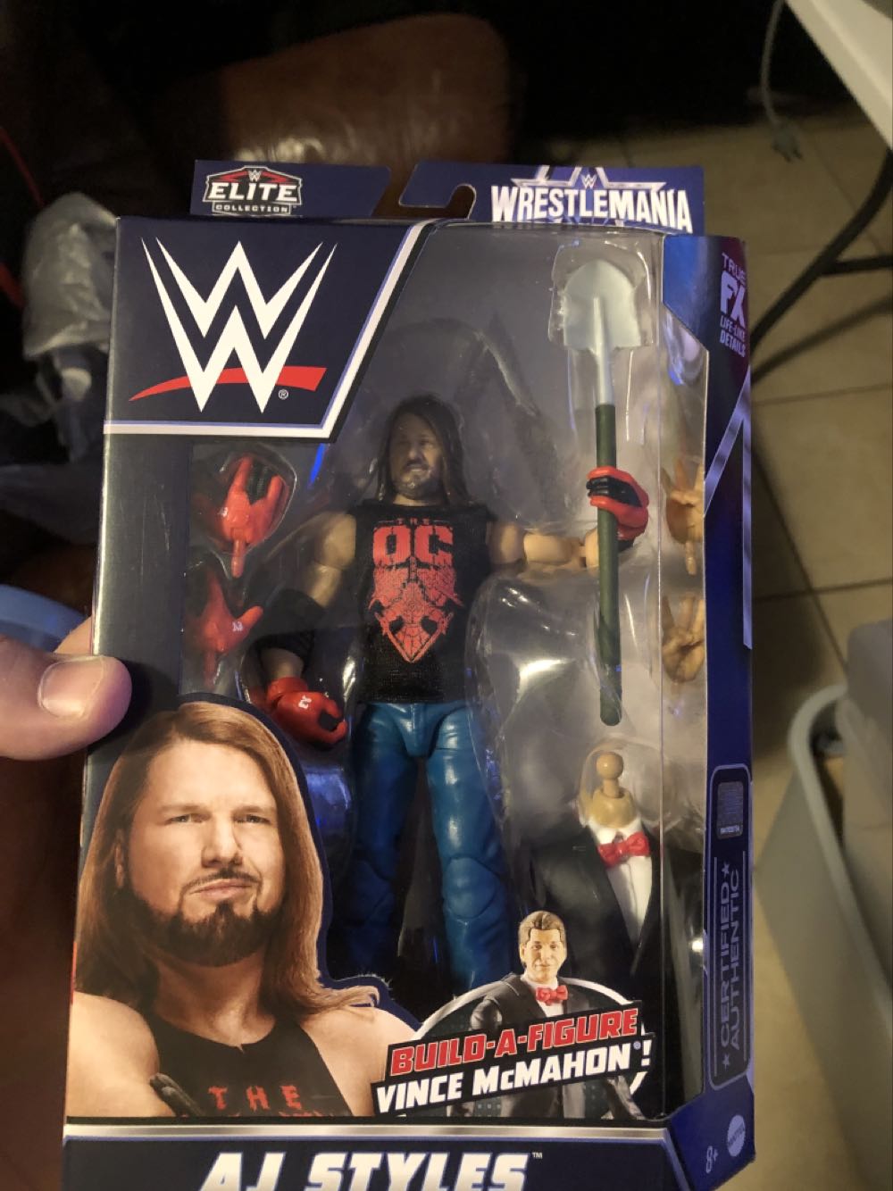AJ Styles - Mattel (WrestleMania) action figure collectible [Barcode 194735021352] - Main Image 2