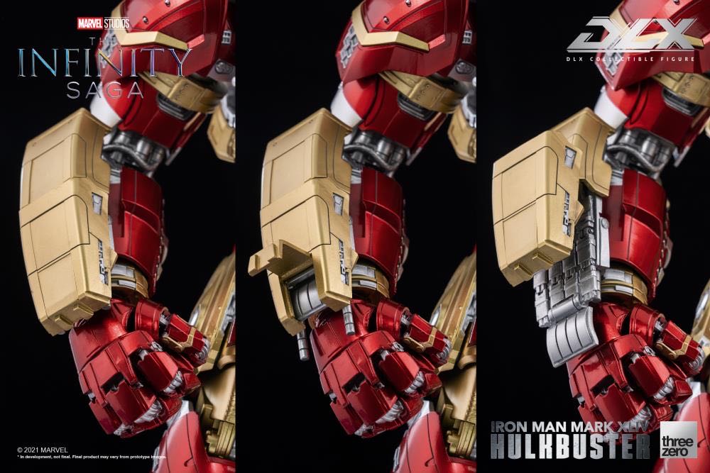 Hulkbuster Iron Man Mark 44 DLX threezero - Threezero (Threezero: Infinity Saga) action figure collectible [Barcode 4897056203952] - Main Image 3