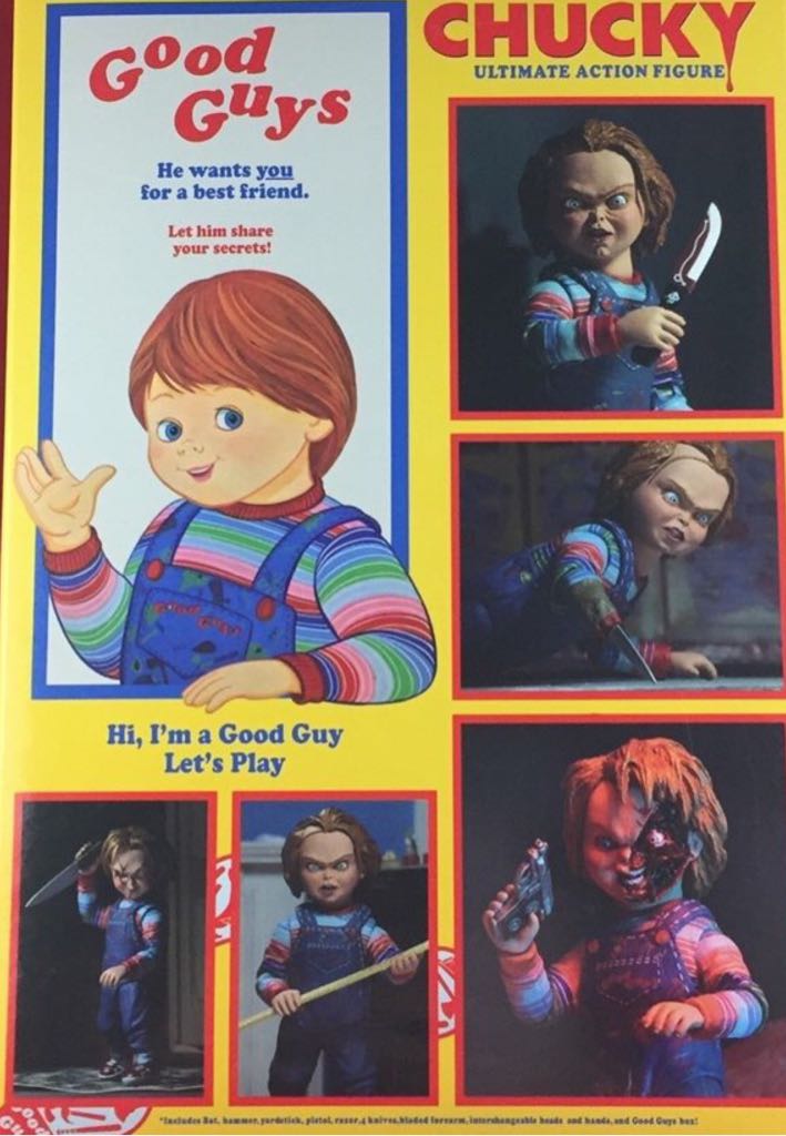 Neca - Ultimate Chucky (Good Guy Doll) - Neca (Ultimate Pack Series) action figure collectible - Main Image 2