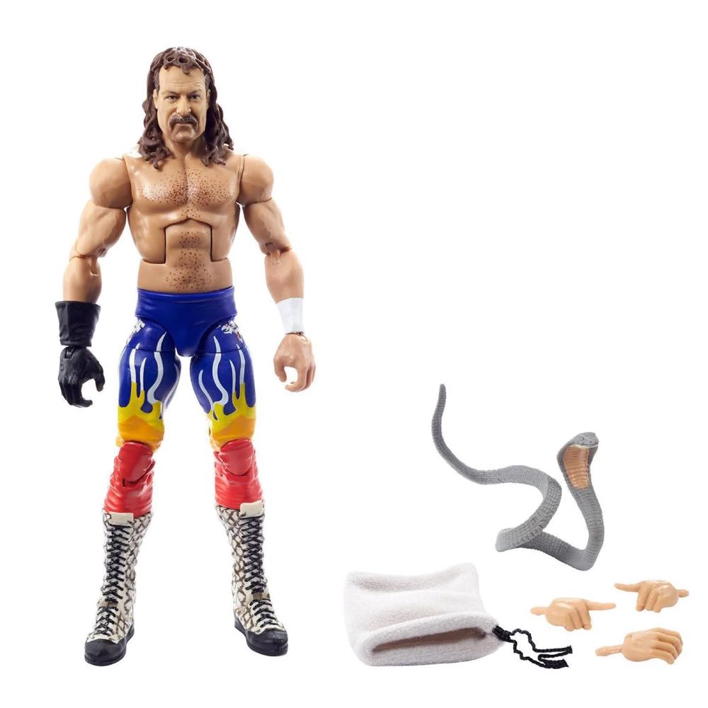 Jake “The Snake” Roberts Elite Target Series 13 - Mattel (WWE Elite Legends Series #13) action figure collectible [Barcode 194735027040] - Main Image 3