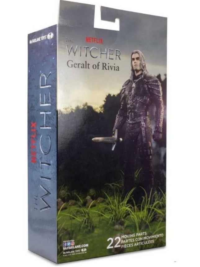 Netflix The Witcher Geralt Of Rivia Season 2 7” Action Figure With Accessories - McFarlane (The Witcher) action figure collectible [Barcode 787926138061] - Main Image 2