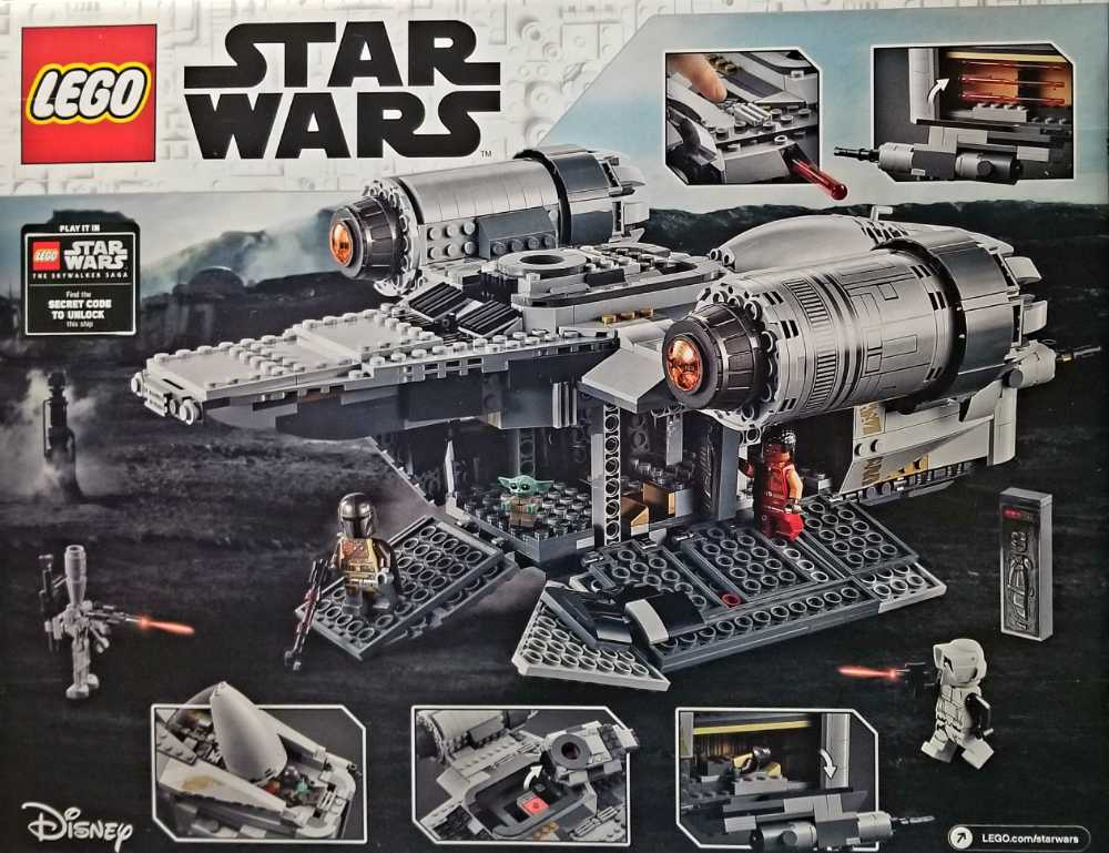 The Razor Crest 75292 - Lego (The Madalorian) action figure collectible [Barcode 673419324038] - Main Image 2