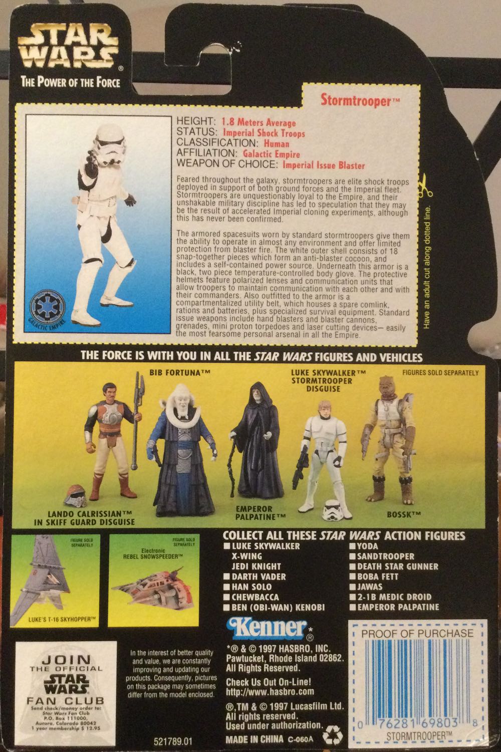 Power Of The Force (GC) - Stormtrooper - Hasbro (A New Hope) action figure collectible - Main Image 2