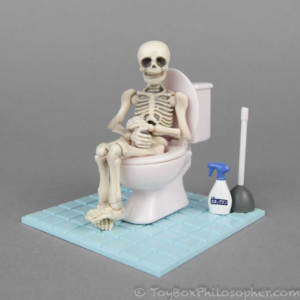Pose Skeleton Accessory Toilet Set  action figure collectible [Barcode 4521121300405] - Main Image 3