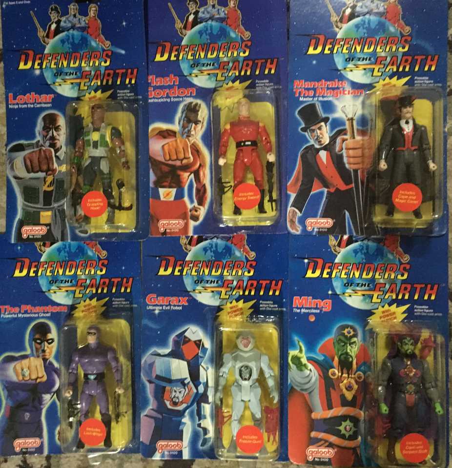 Galoob Defenders Of The Earth Flash Gordon1985 - Galoob (Defenders Of The Earth) action figure collectible [Barcode 047246051007] - Main Image 4