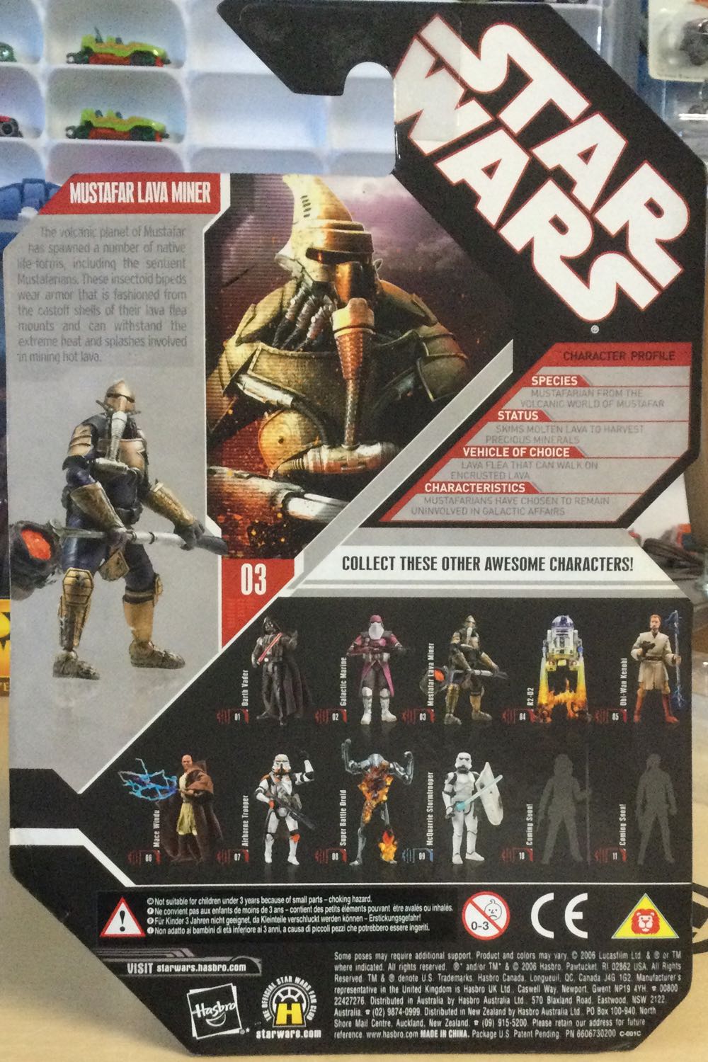 30th Anniversary Collection ‘07 - #3 - Mustafar Lava Miner - Hasbro (Revenge Of The Sith) action figure collectible - Main Image 2