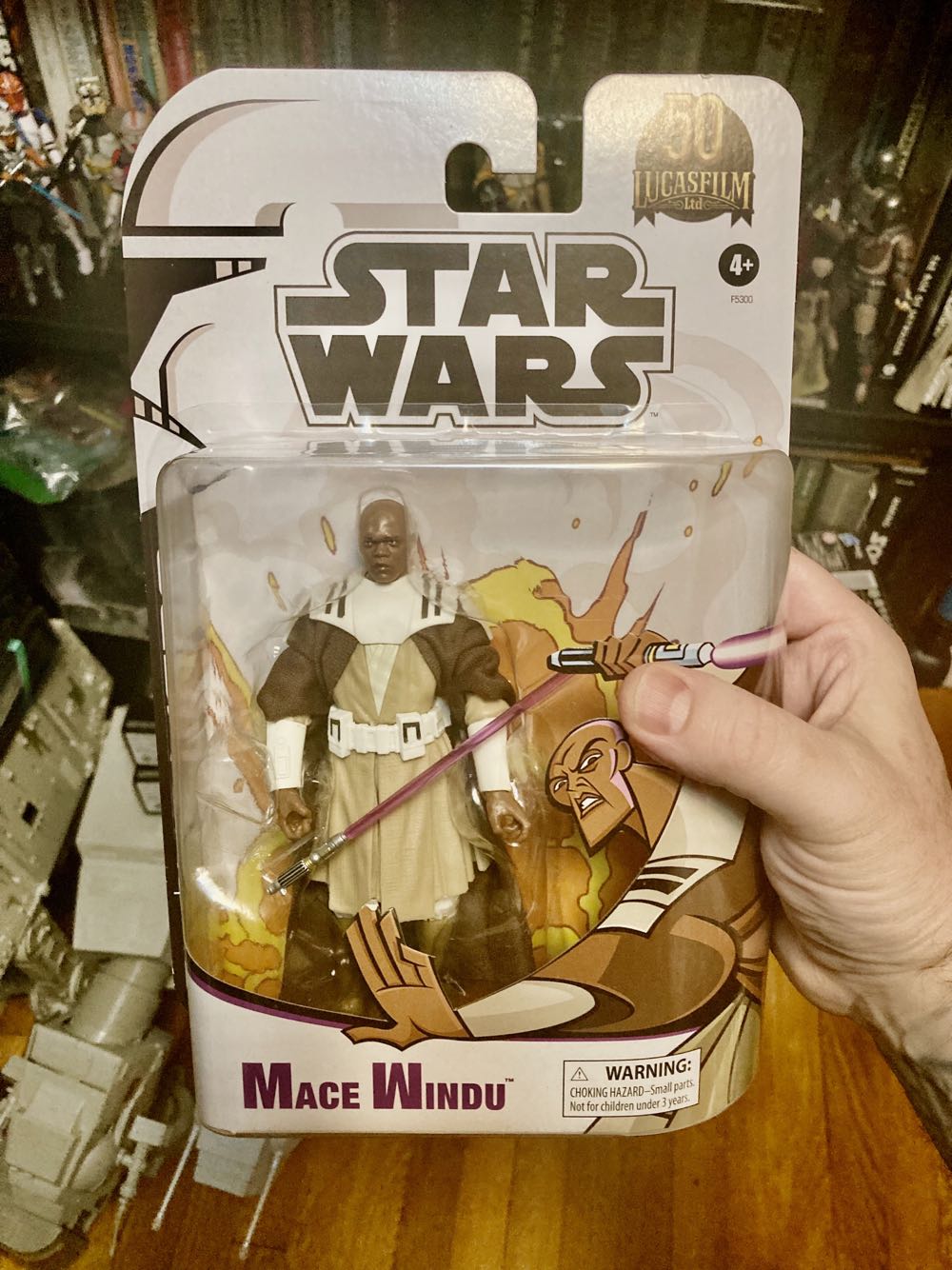 Mace Windu - Disney / Hasbro (Black Series 6” Exclusives 2020- Now) action figure collectible [Barcode 5010993937660] - Main Image 4