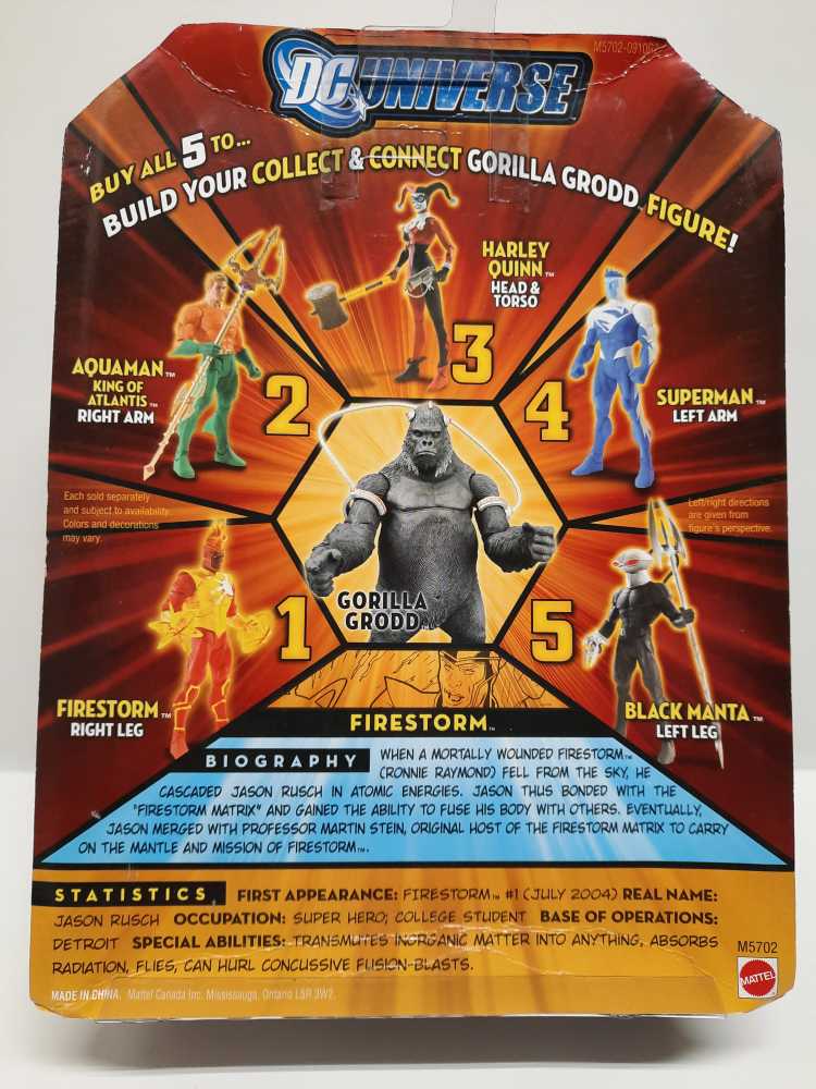 DCUC Wave 2 Figure 1 Firestorm (Jason Rusch)  (DC Universe Classics: 6”) action figure collectible [Barcode 027084596175] - Main Image 2