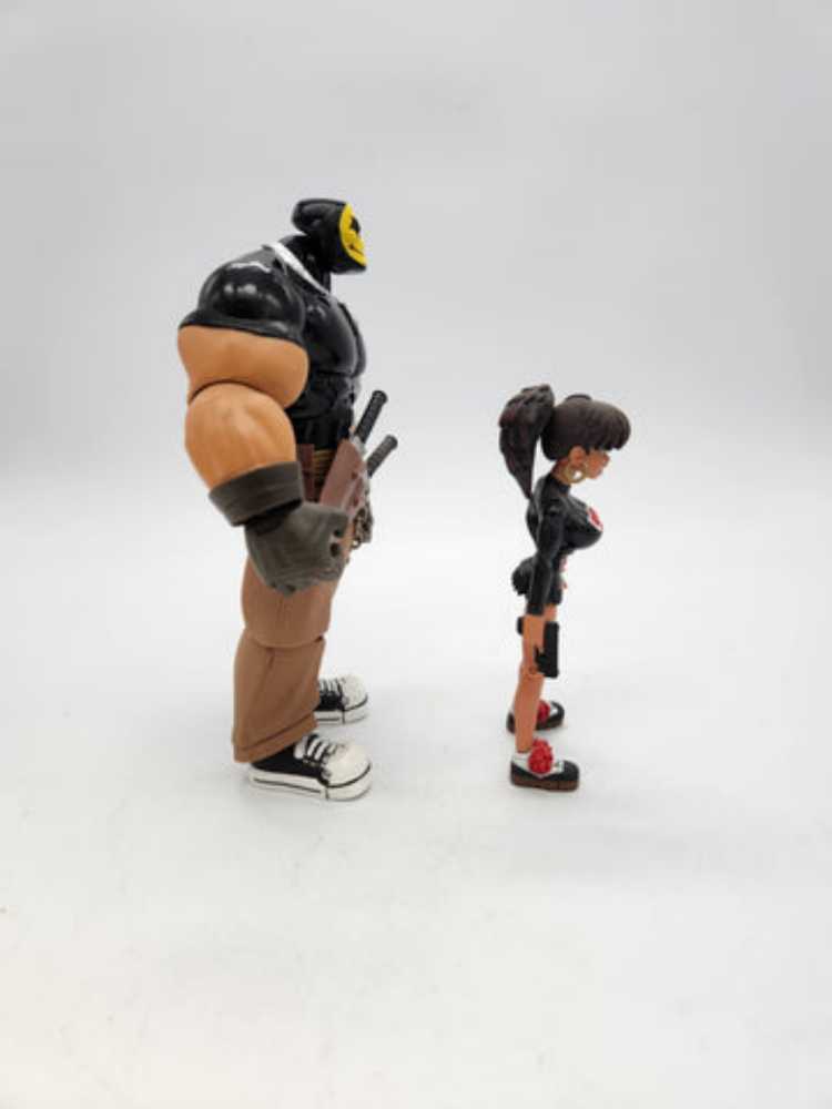 Toybiz Legendary Comic Book Heroes Body Bags Clownface & Panda - Legendary Heroes (Toy Biz) (Legendary Heroes: 6”) action figure collectible [Barcode 883199960016] - Main Image 4