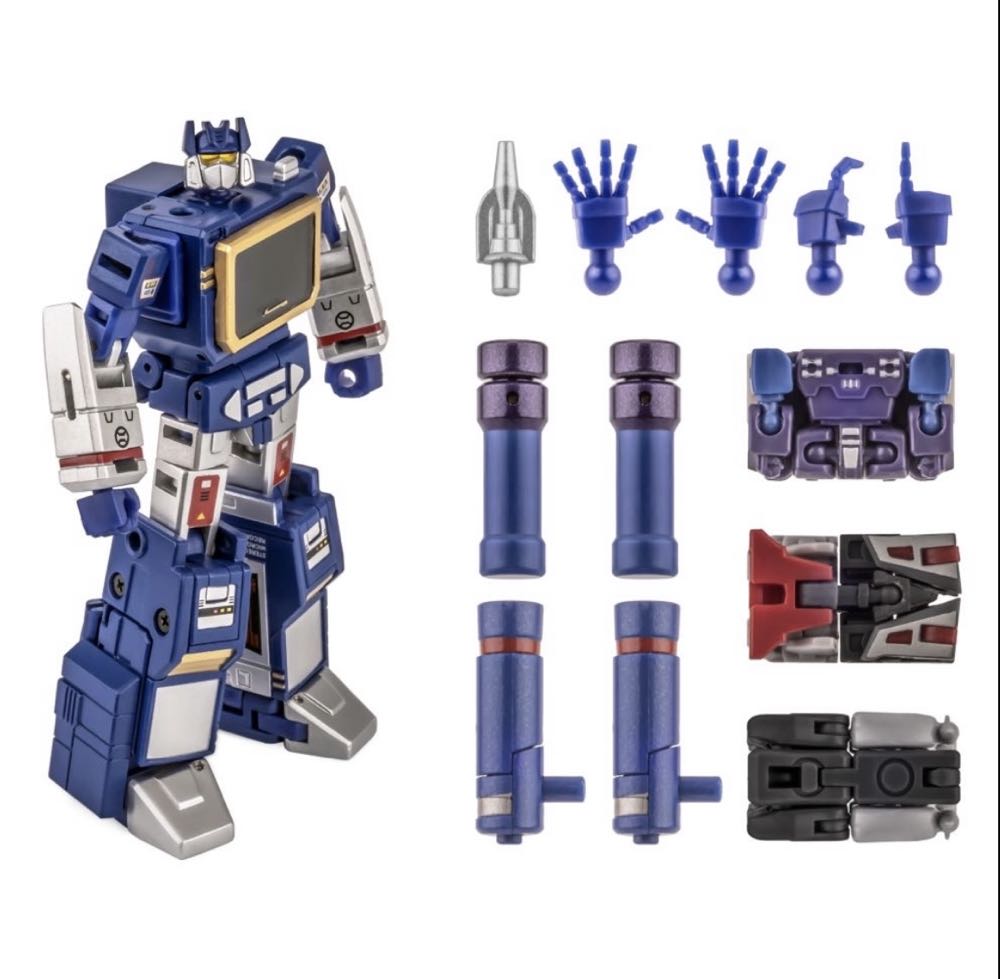 Scaramanga (Soundwave w/ Laserbeak, Ravage & Rumble) - Newage (The Transformers) action figure collectible - Main Image 3
