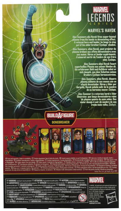 Havok (Classic) - Hasbro (Bonebreaker BAF Wave) action figure collectible - Main Image 4