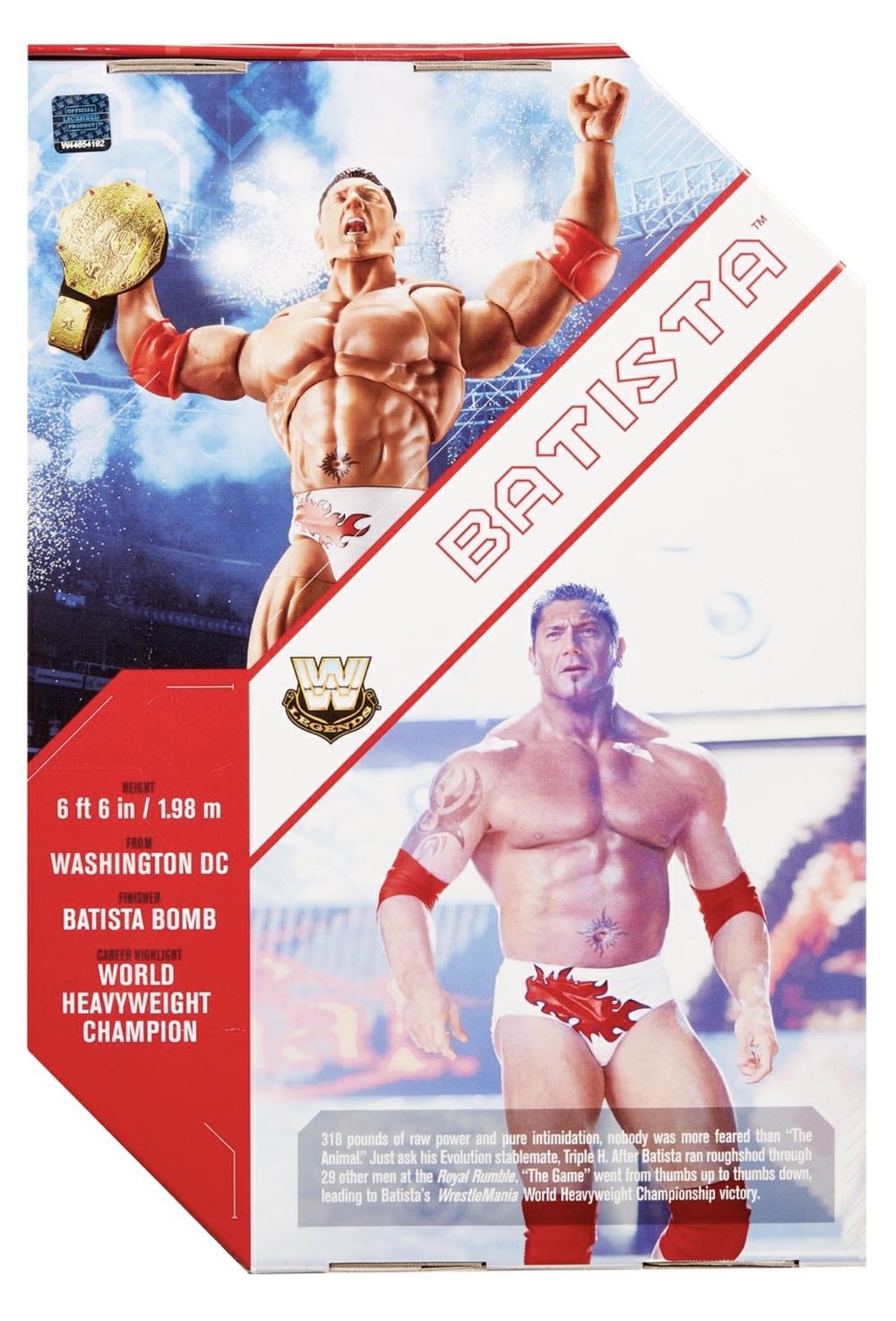 Batista - Mattel (Mattel Ultimate Edition Legends) action figure collectible [Barcode 194735075409] - Main Image 2