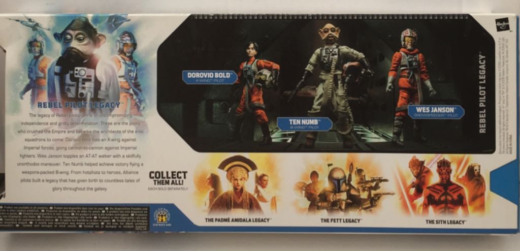 Star Wars Deluxe Sets Evolutions Rebel Pilots - Hasbro (Star Wars Deluxe Sets) (Star Wars) action figure collectible - Main Image 2