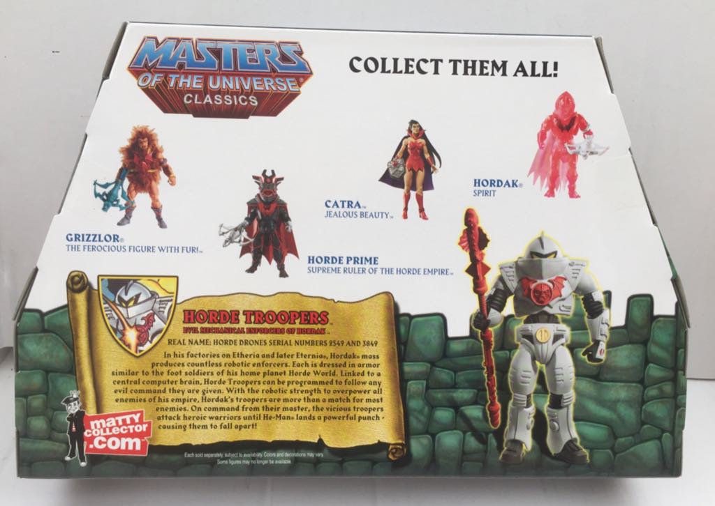 Horde Troopers - Mattel (MOTU Classics) (Masters Of The Universe Classics) action figure collectible - Main Image 2