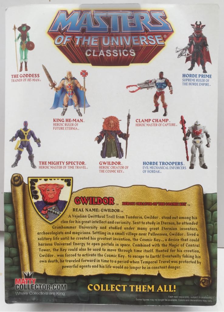 Gwildor - Mattel (MOTU Classics) (Masters Of The Universe Classics) action figure collectible - Main Image 2