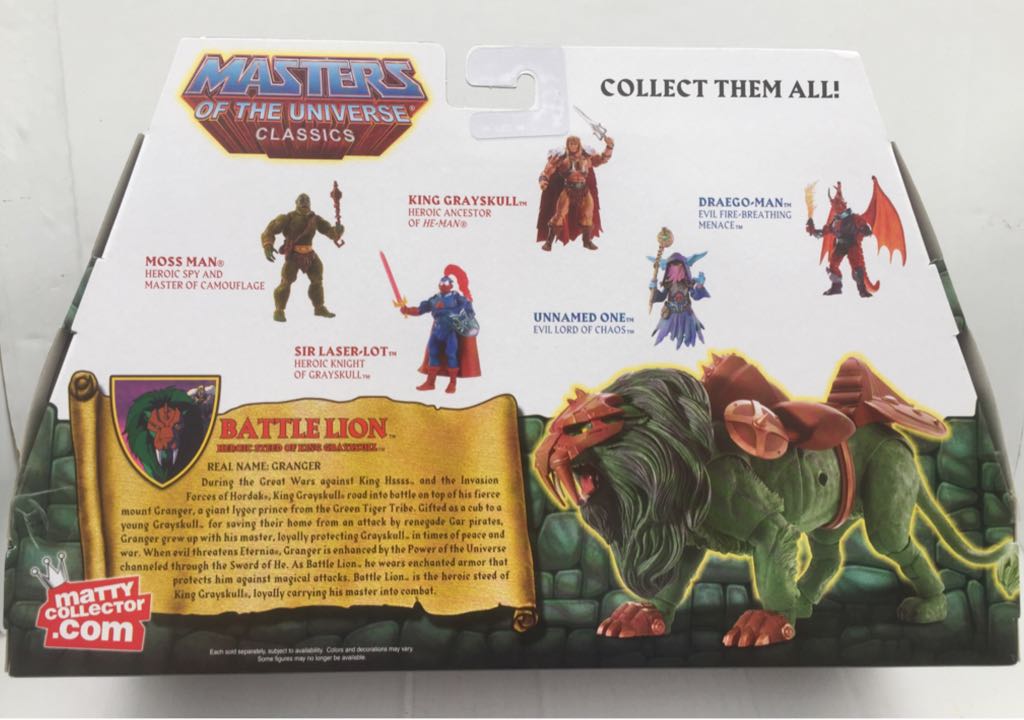 Battle Lion - Mattel (MOTU Classics) (Masters Of The Universe Classics) action figure collectible - Main Image 2